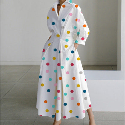 Sofia Maxi Dress | Elegant Front Wrap, Collared Design 6