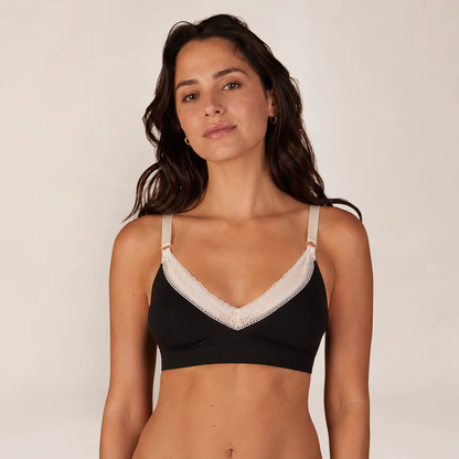 Luna Nursing Bra | Soft Lace, Seamless Comfort for Breastfeeding