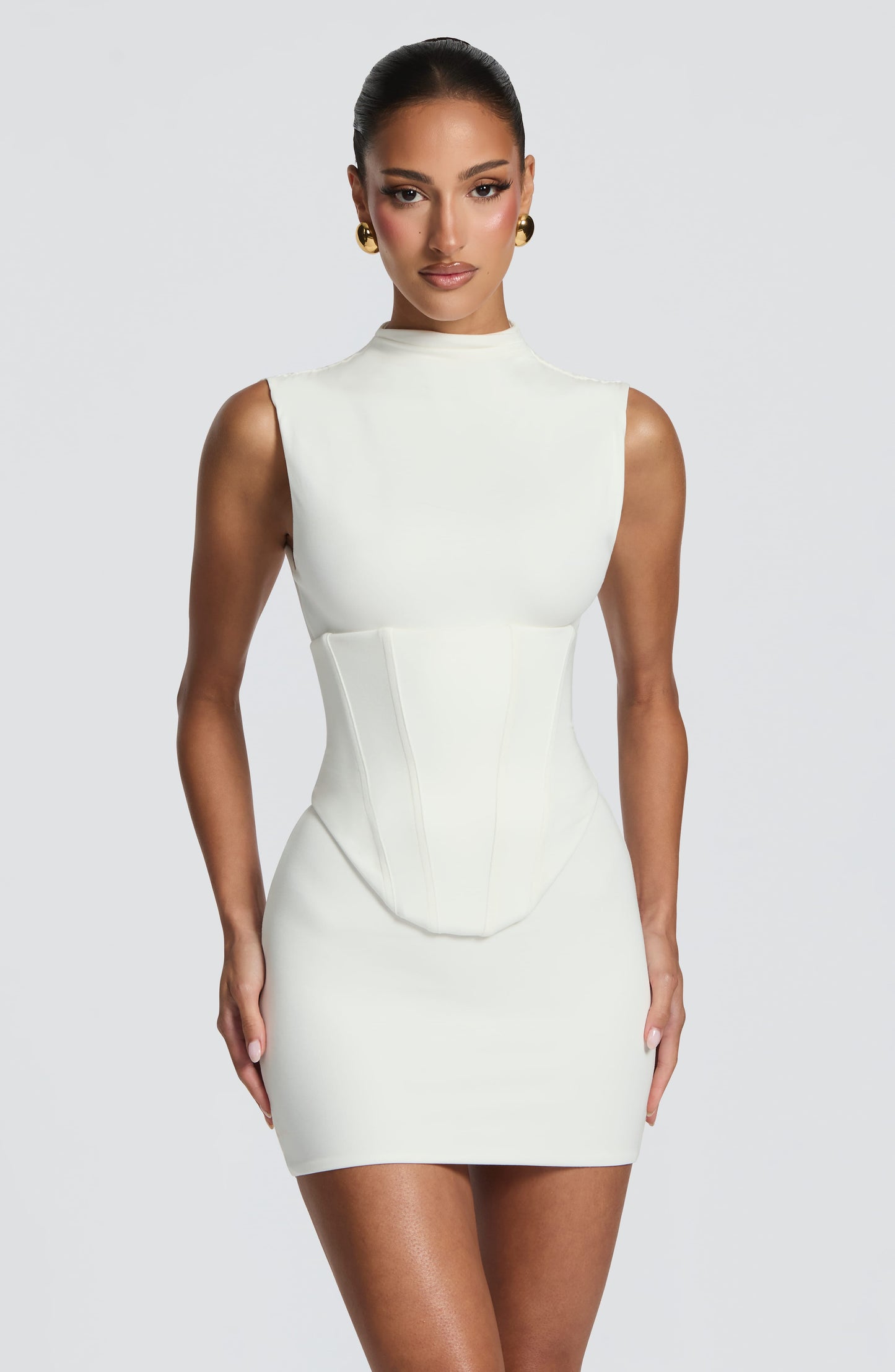 Soleil Mini Dress | Soft Modal Jersey, Elegant Body-Hugging Fit 1