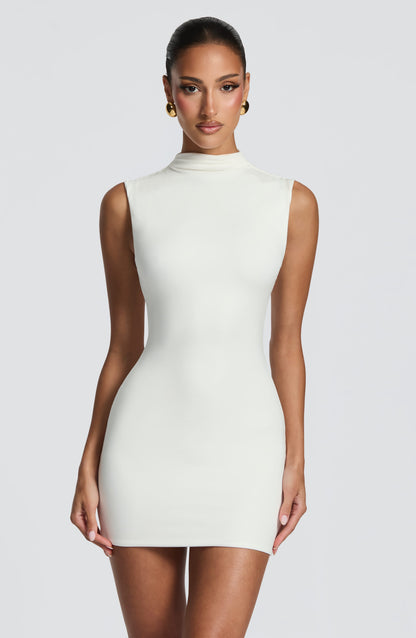 Soleil Mini Dress | Soft Modal Jersey, Elegant Body-Hugging Fit 7