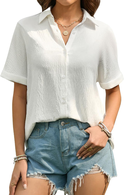 Sophie Women's Blouse | Lightweight V-Neck, Casual Chic 1