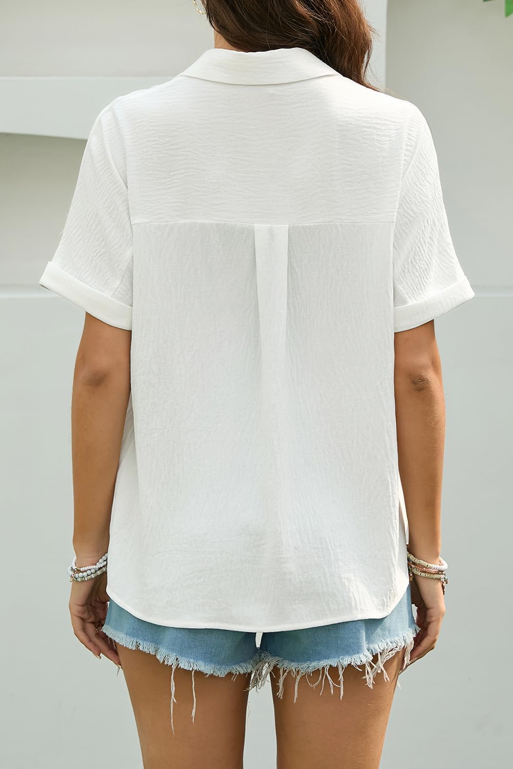 Sophie Women's Blouse | Lightweight V-Neck, Casual Chic 3