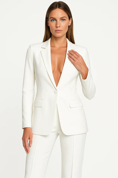 Tara Women's Blazer Set | Slim Fit, Soft Fabric Blazer and Pants Set 2