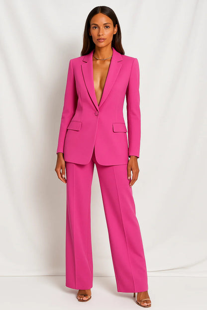 Tara Women's Blazer Set | Slim Fit, Soft Fabric Blazer and Pants Set 5