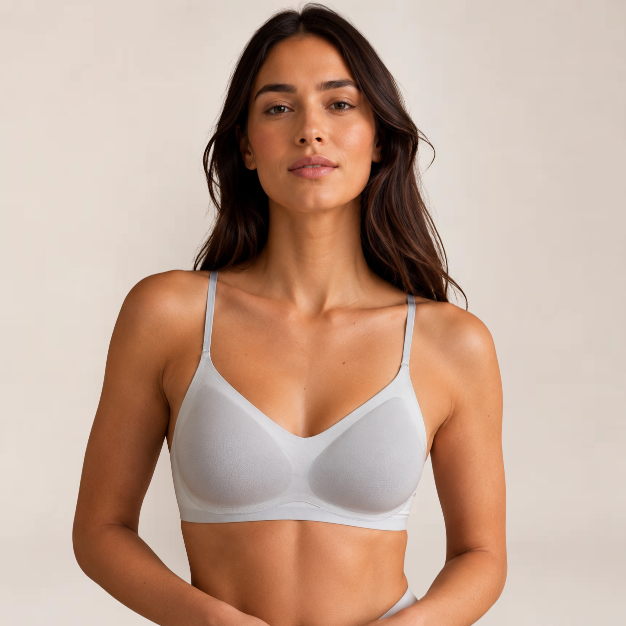 Ula Bralette | Ultra-Thin Ice Silk, Seamless Design