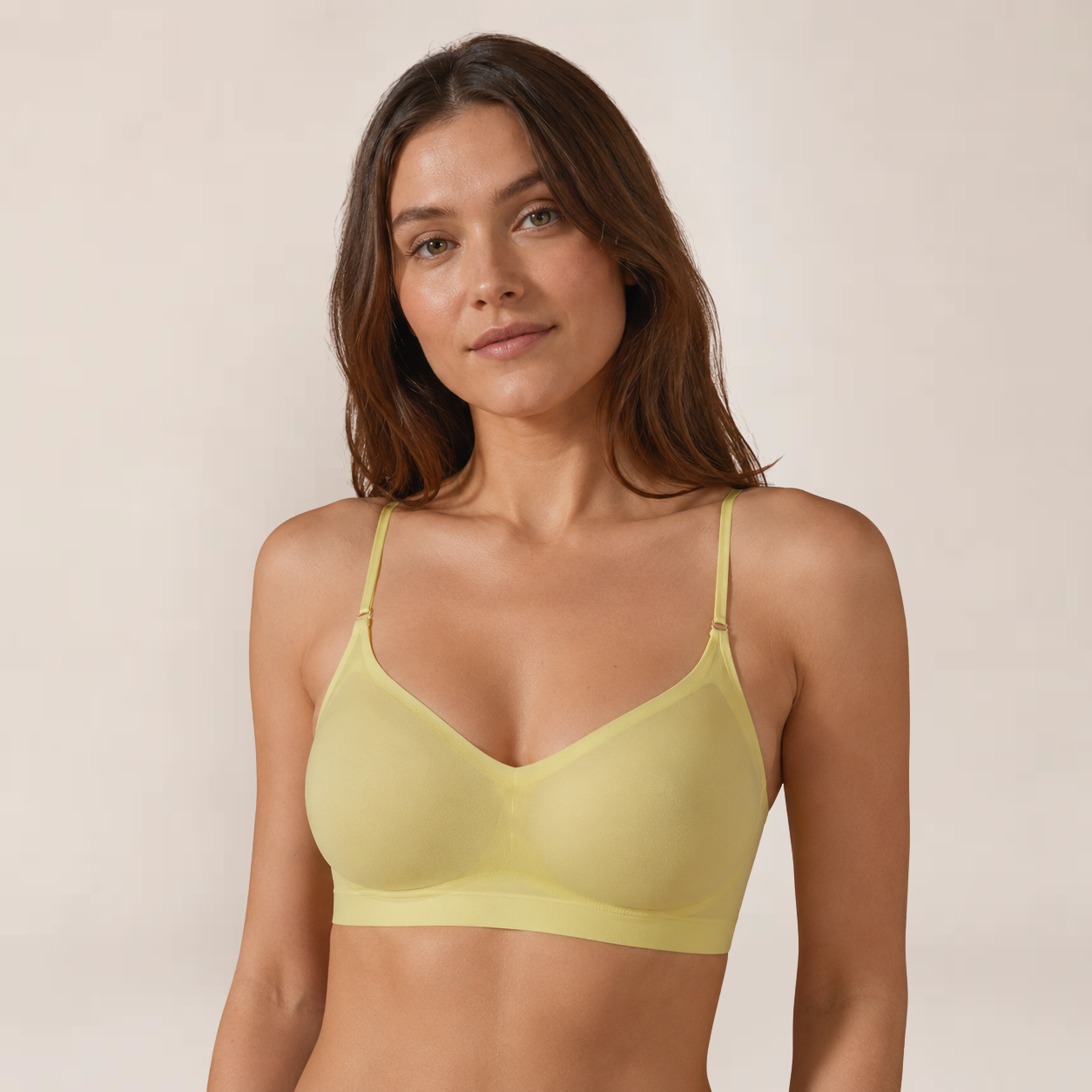 Ula Bralette | Ultra-Thin Ice Silk, Seamless Design
