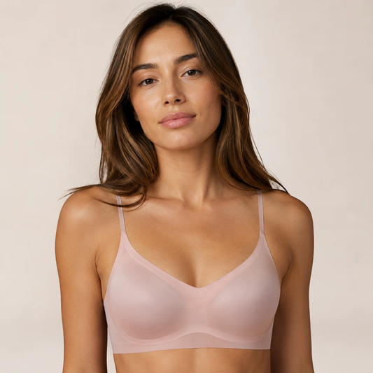 Ula Bralette | Ultra-Thin Ice Silk, Seamless Design