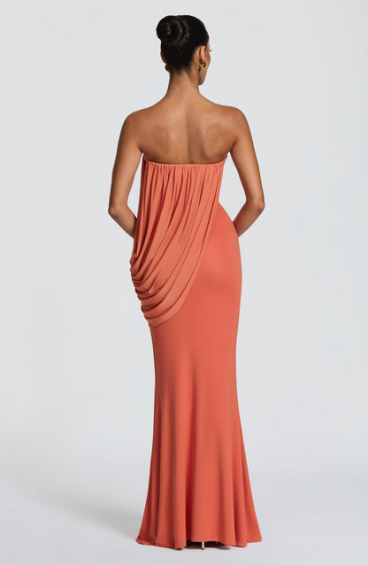Vera Maxi Dress | Soft Modal Jersey, Strapless Wedding Guest Dress 1