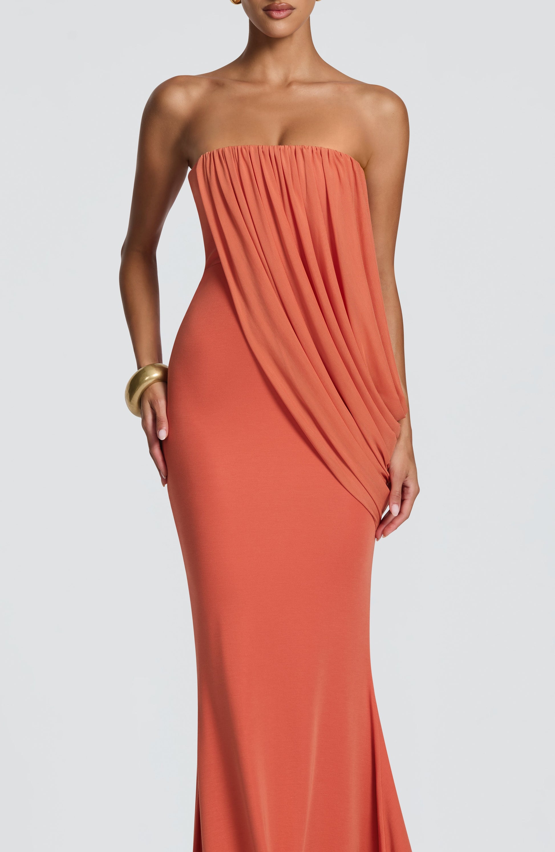 Vera Maxi Dress | Soft Modal Jersey, Strapless Wedding Guest Dress 3