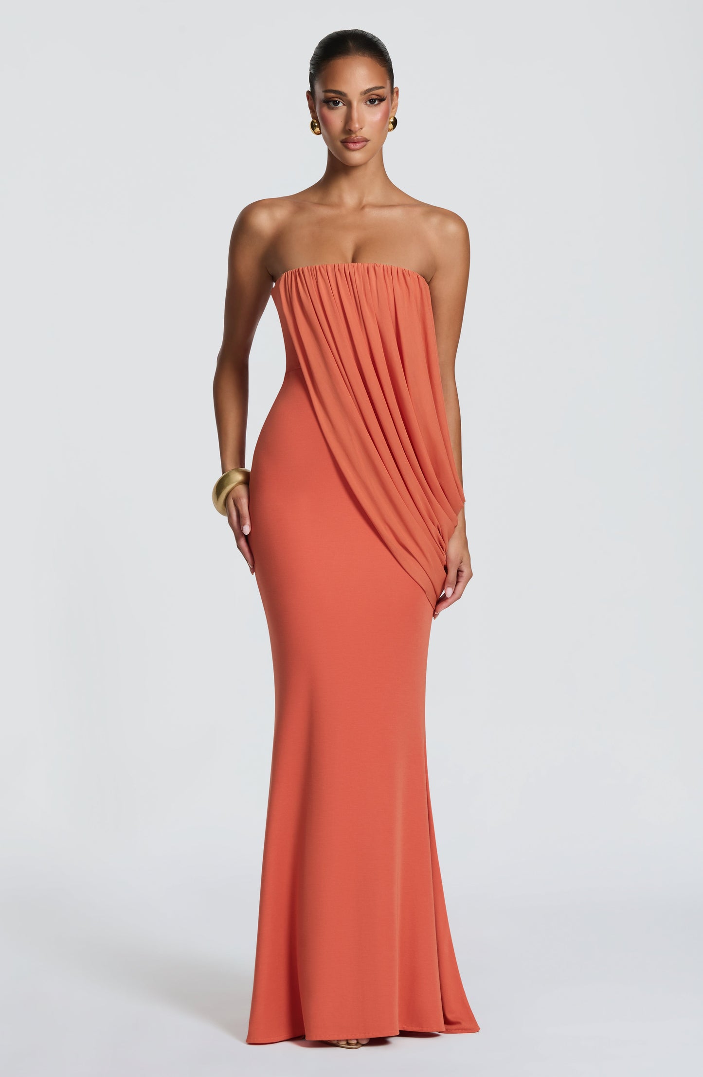 Vera Maxi Dress | Soft Modal Jersey, Strapless Wedding Guest Dress 5