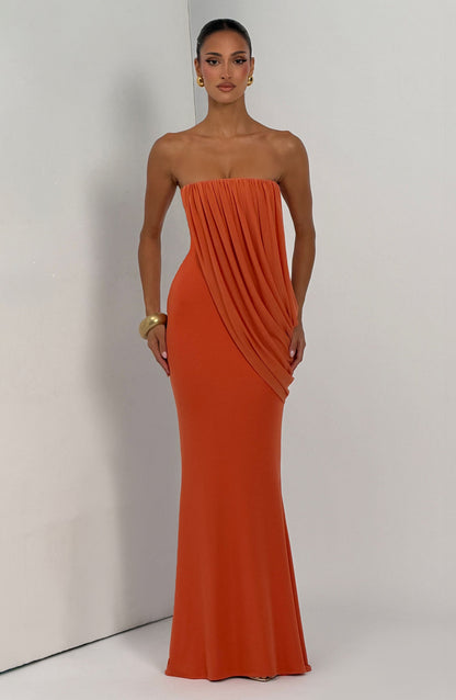 Vera Maxi Dress | Soft Modal Jersey, Strapless Wedding Guest Dress 6