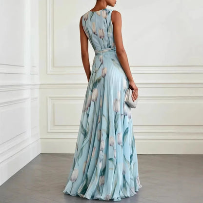 Vera Tulip Dress | Elegant Chiffon Wedding Guest Attire 2