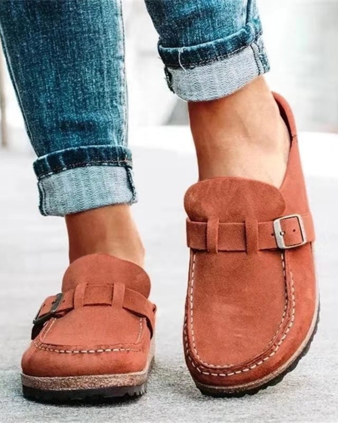 Bello Slip-On Loafers | Soft Suede, Adjustable Buckle