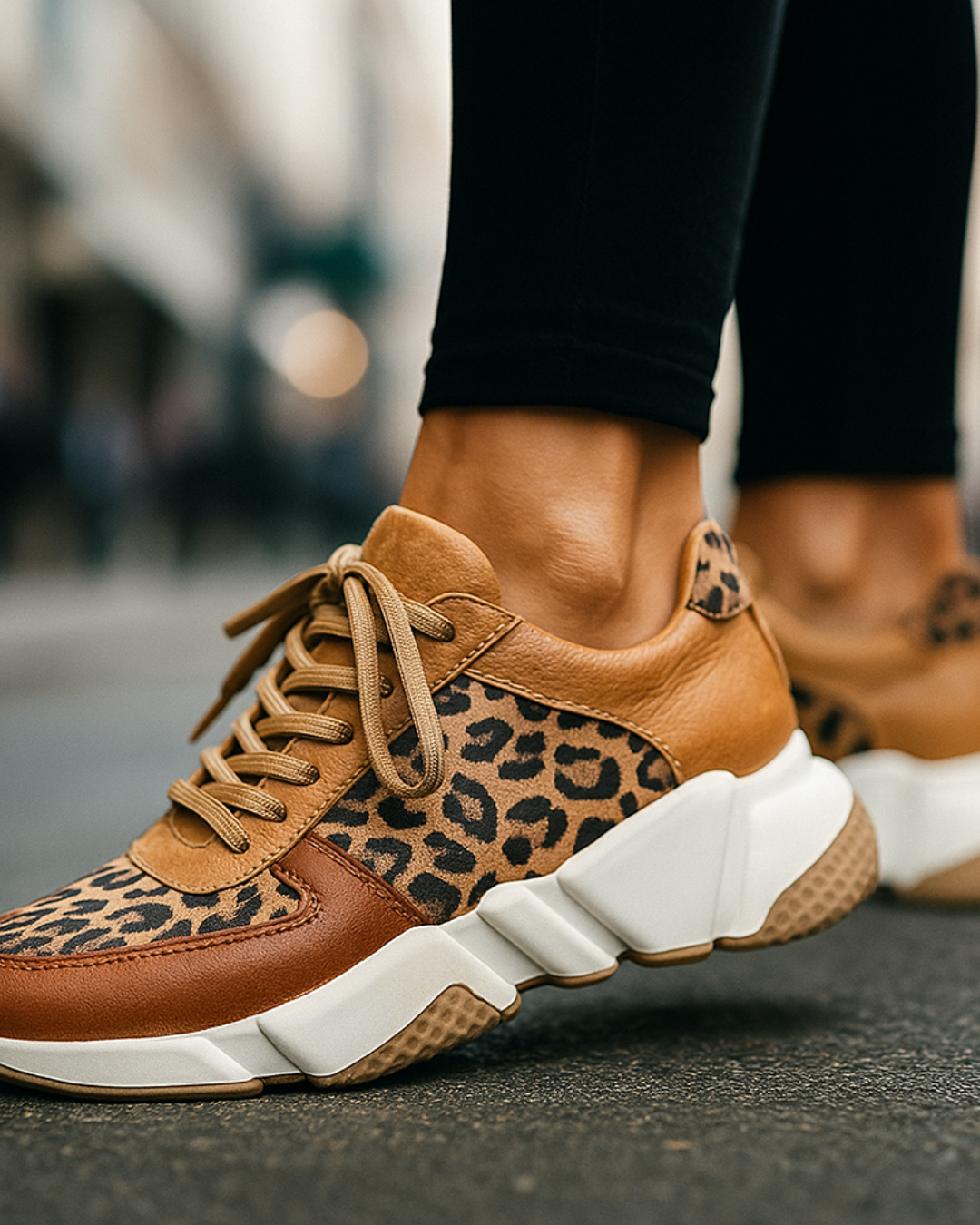 Ravena Runners | Premium Knit, Leopard Print