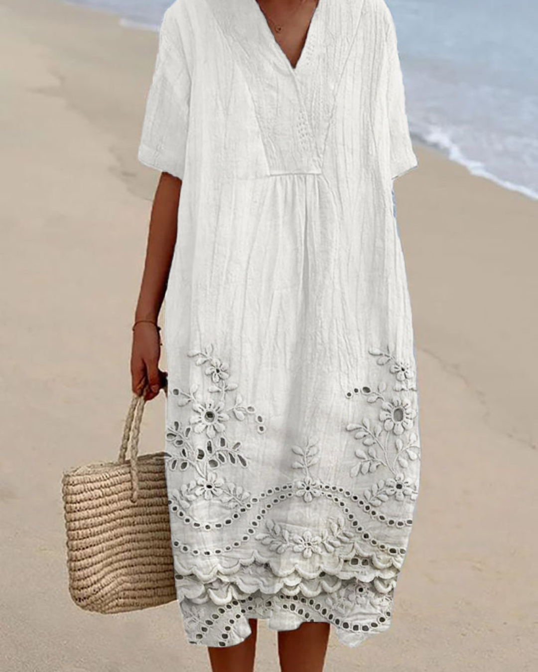 Mira Summer Dress | Lightweight Cotton Blend