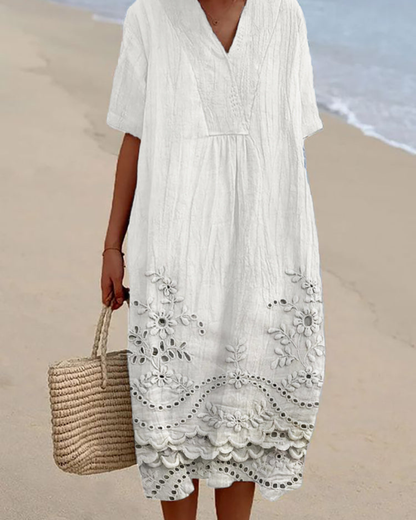 Mira Summer Dress | Lightweight Cotton Blend
