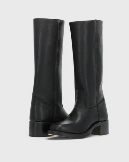 Cleo Tall Boots | Vegan Leather, Cushioned Insole