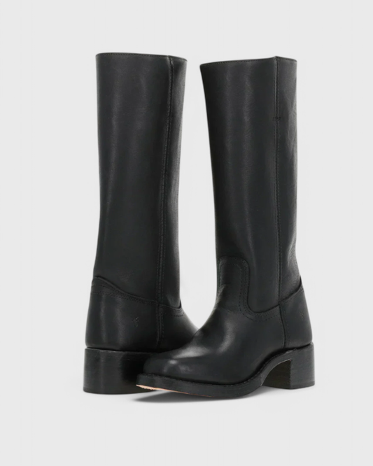 Cleo Tall Boots | Vegan Leather, Cushioned Insole