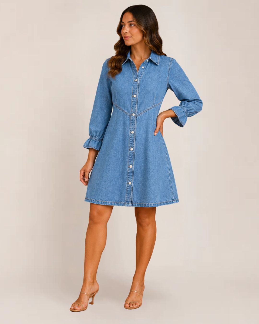 Cory Mini Dress | Collared Puff Sleeve, Casual Summer Style, Plus Size Available