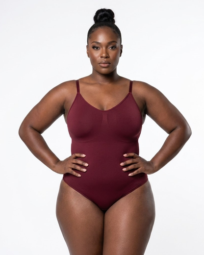 Sleek Black Bodysuit | Shapewear with 360° Hourglass Sculpting, No Visible Lines