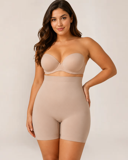 Sculpt Shapewear Shorts | High-Waisted Tummy Control, Seamless Comfort