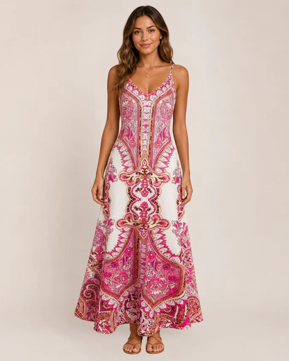 Jazzy Maxi Dress | Flowy A-Line, Lightweight Summer Dress for Wedding Guests
