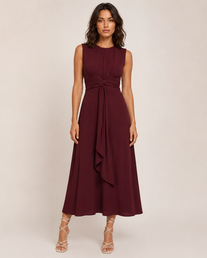 Rhea Maxi Dress | Sleeveless A-Line Long Dress for Women