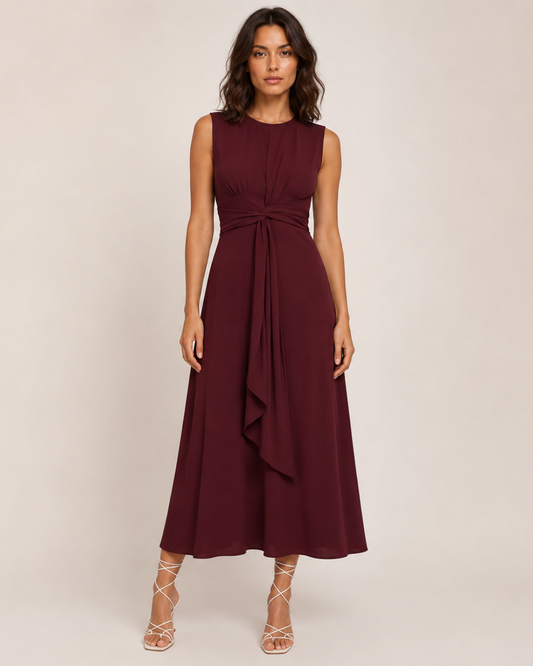Rhea Maxi Dress | Sleeveless A-Line Long Dress for Women