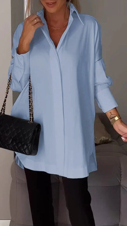 Waverly Women's Blouse | Relaxed Fit, Lightweight Polyester, White 10