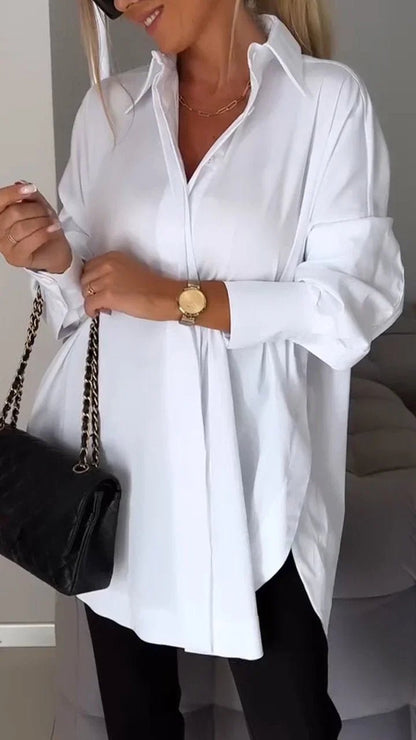 Waverly Women's Blouse | Relaxed Fit, Lightweight Polyester, White 2