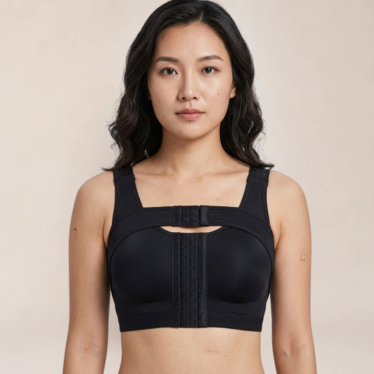Wina Post-Surgery Bra | Compression, Front Closure, Polyester, Sizes S-2XL