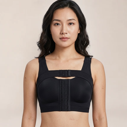 Wina Post-Surgery Bra | Compression, Front Closure, Polyester, Sizes S-2XL