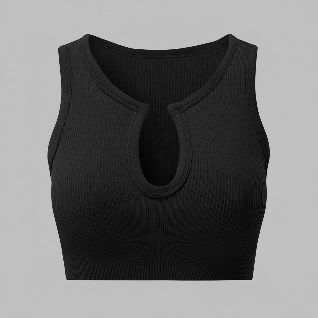 Shape Me Up | Women's White Crop Top with Built-in Shaping