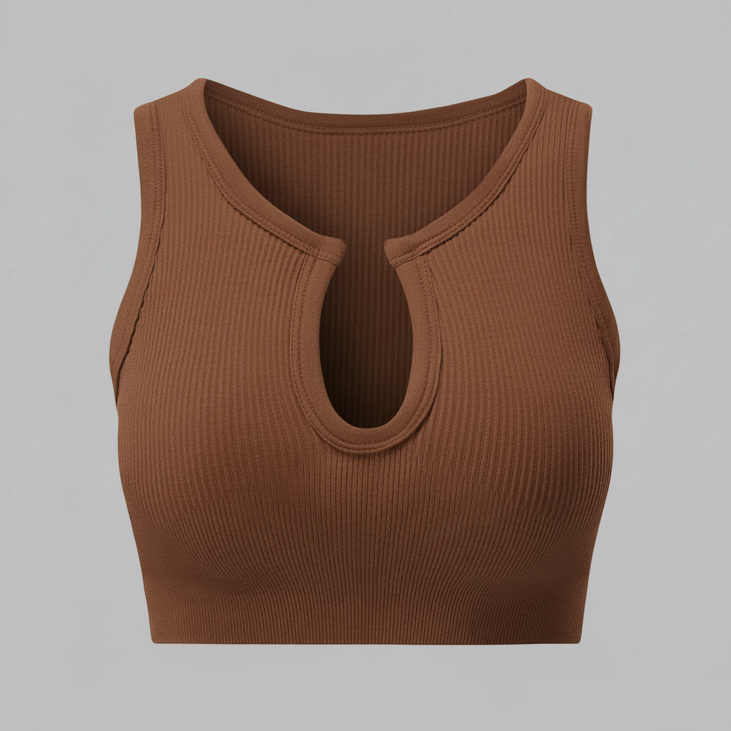 Shape Me Up | Women's White Crop Top with Built-in Shaping