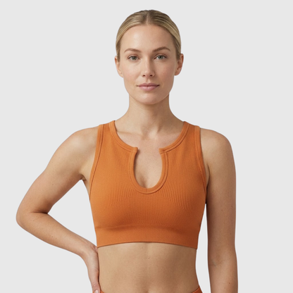 Shape Me Up | Women's White Crop Top with Built-in Shaping
