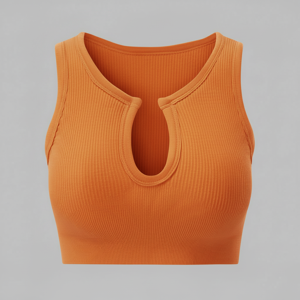 Shape Me Up | Women's White Crop Top with Built-in Shaping