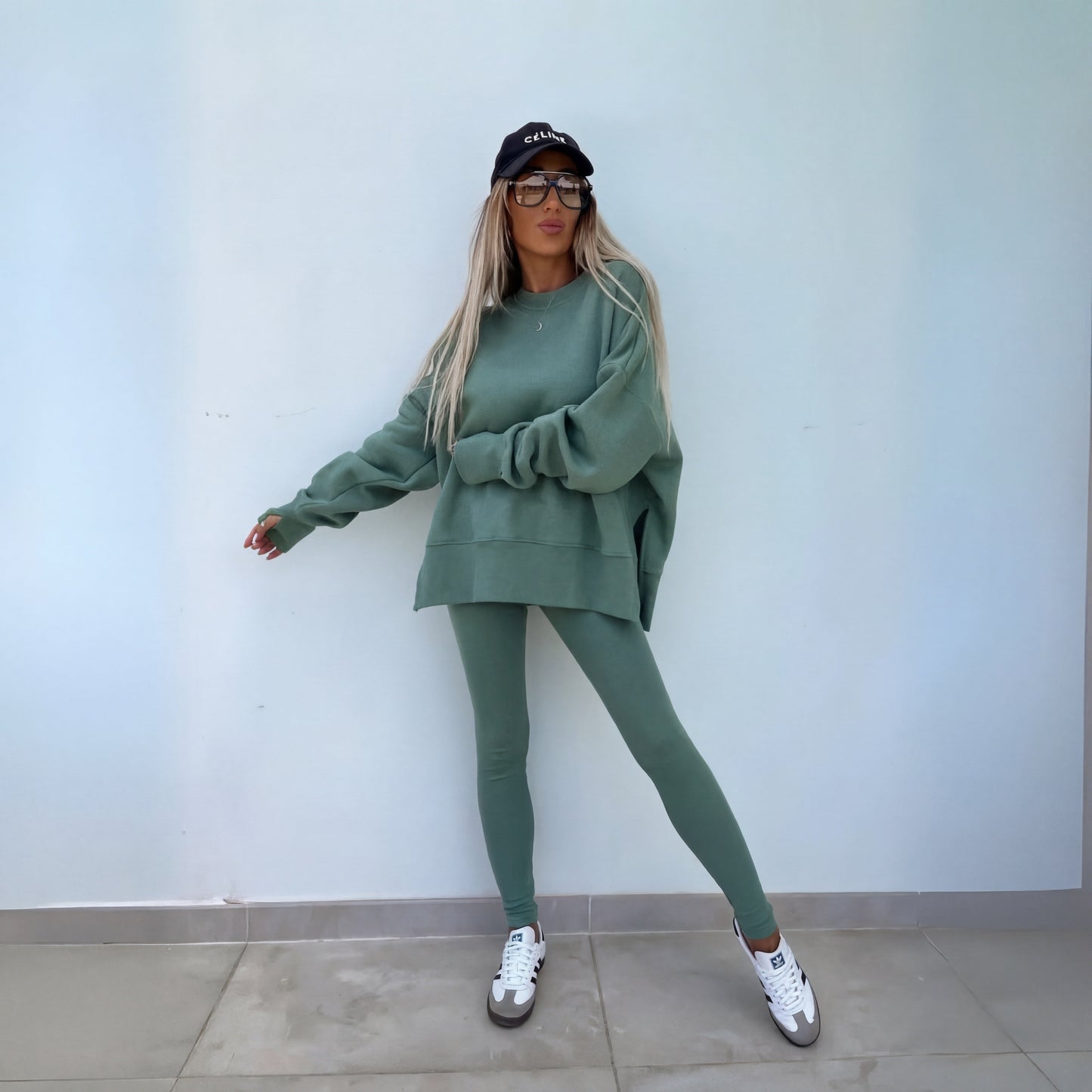 Yachi Casual Sweatshirt Set | Cozy Long Sleeve, Relaxed Fit 7