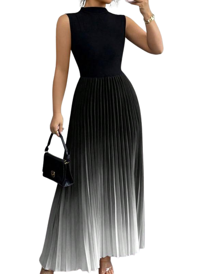 Yara Maxi Dress | Ombre Pleated, Elegant Evening Wear 2