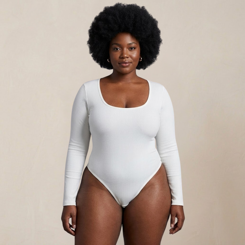 Sleek Long Sleeve Thong Bodysuit | Women's Fashion