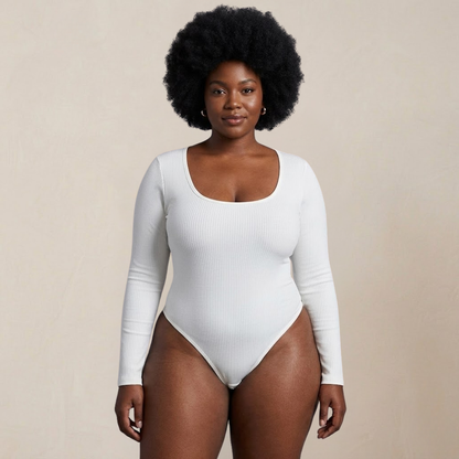 Sleek Long Sleeve Thong Bodysuit | Women's Fashion